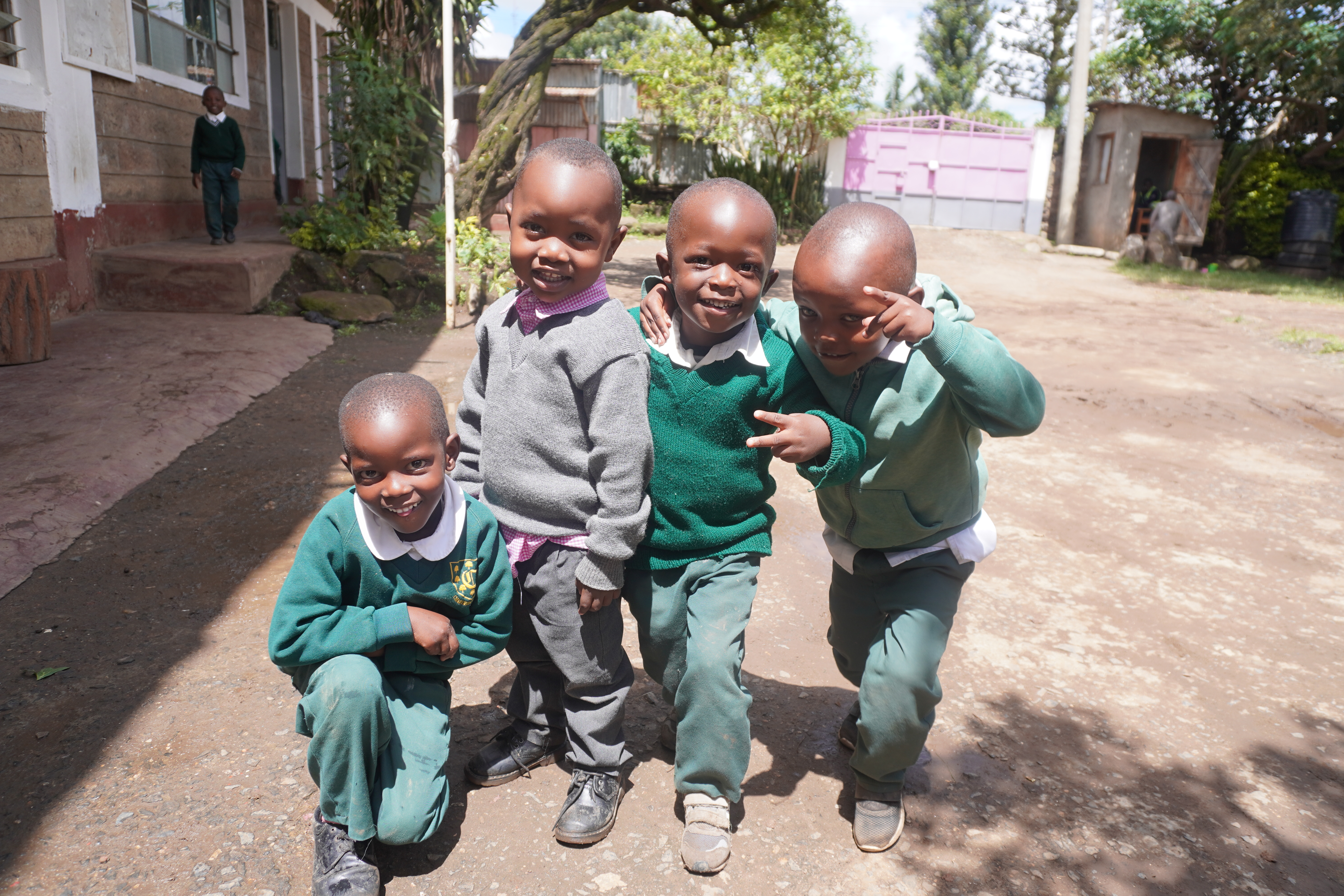 Happy children at Overcomers